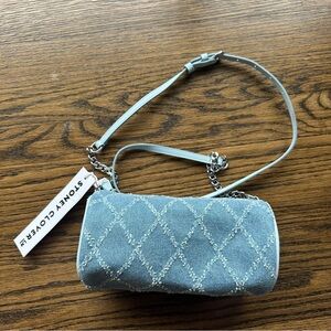 Stoney Clover Lane denim Quilted Crossbody Bag